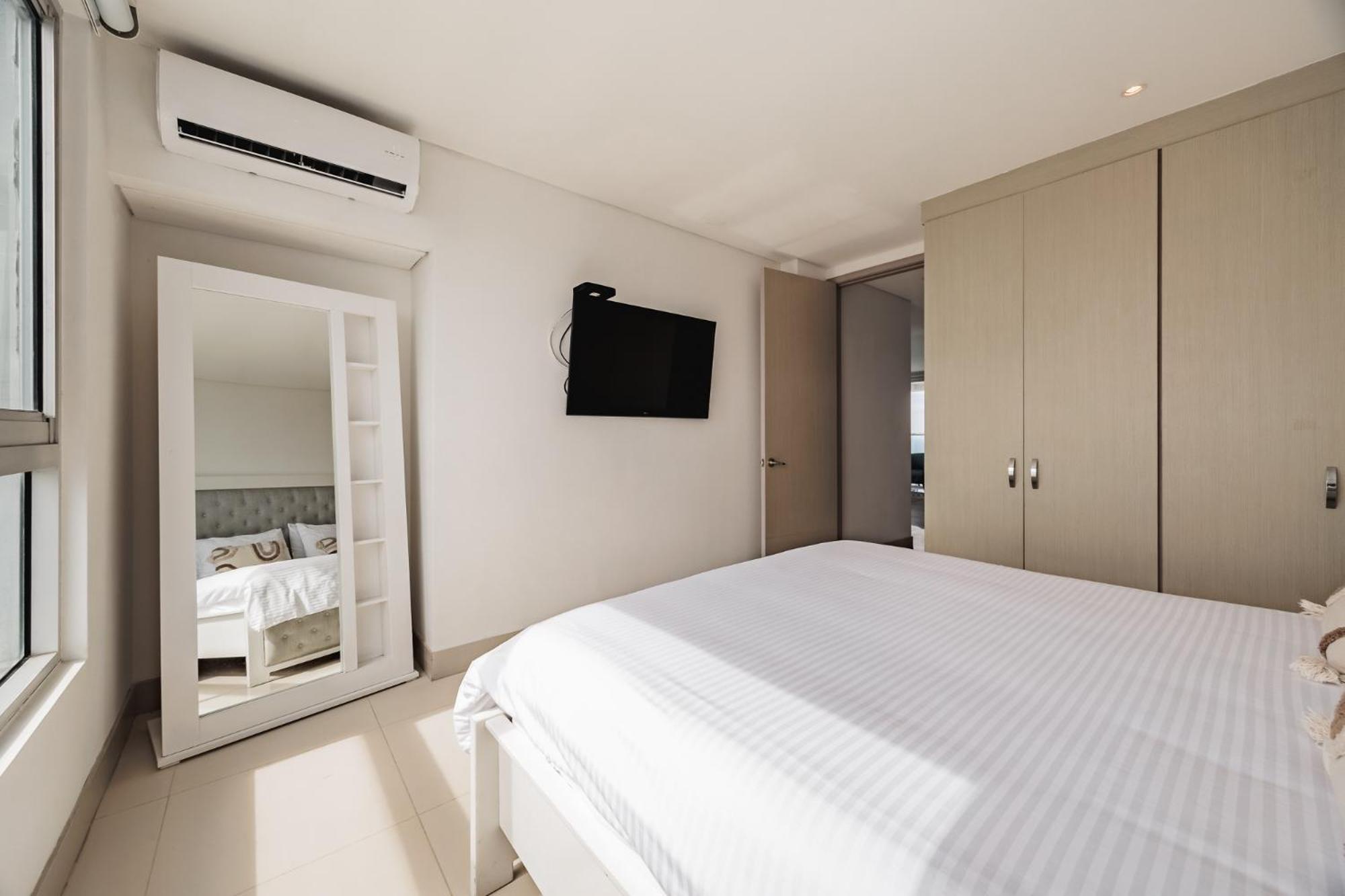 Apto De 2 Con Imponente Vista Al Mar En Bocagrande Apartamento *